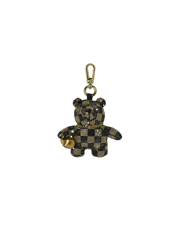 Gold And Dangerous Bear Cub Keychain
