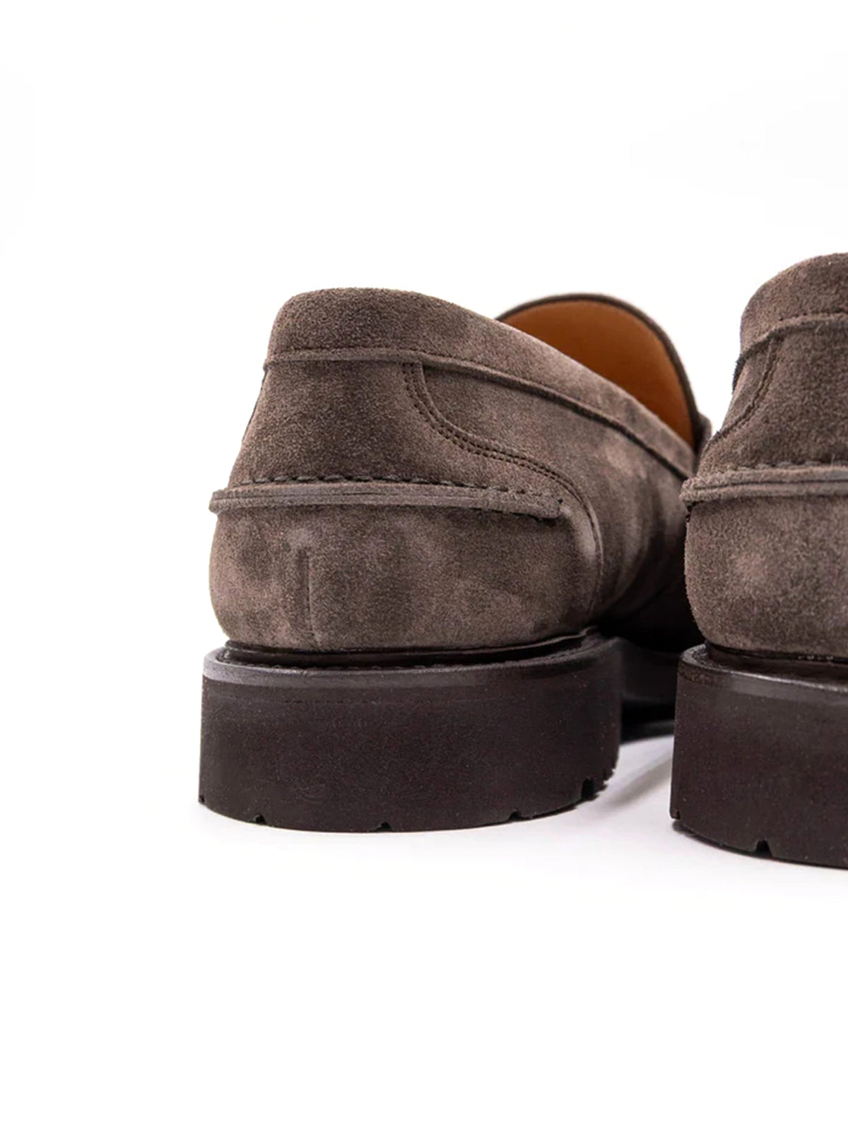 Berwick 1707 Mocassino in suede Repello Calf Dark Peat-3
