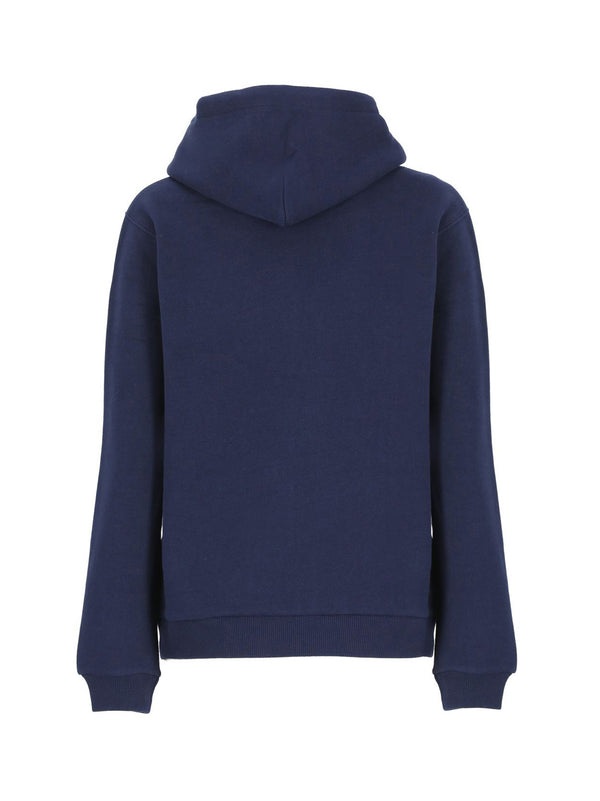 Polo Ralph Lauren Felpa Zip Cappuccio Blu-2