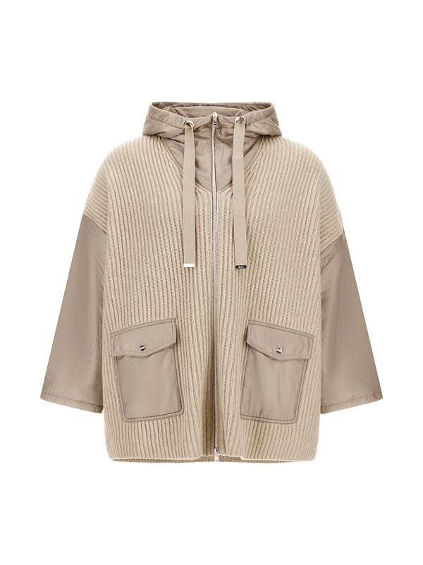 Herno Giacca Resort In Wool G.5 E Nylon Ultralight Chantilly