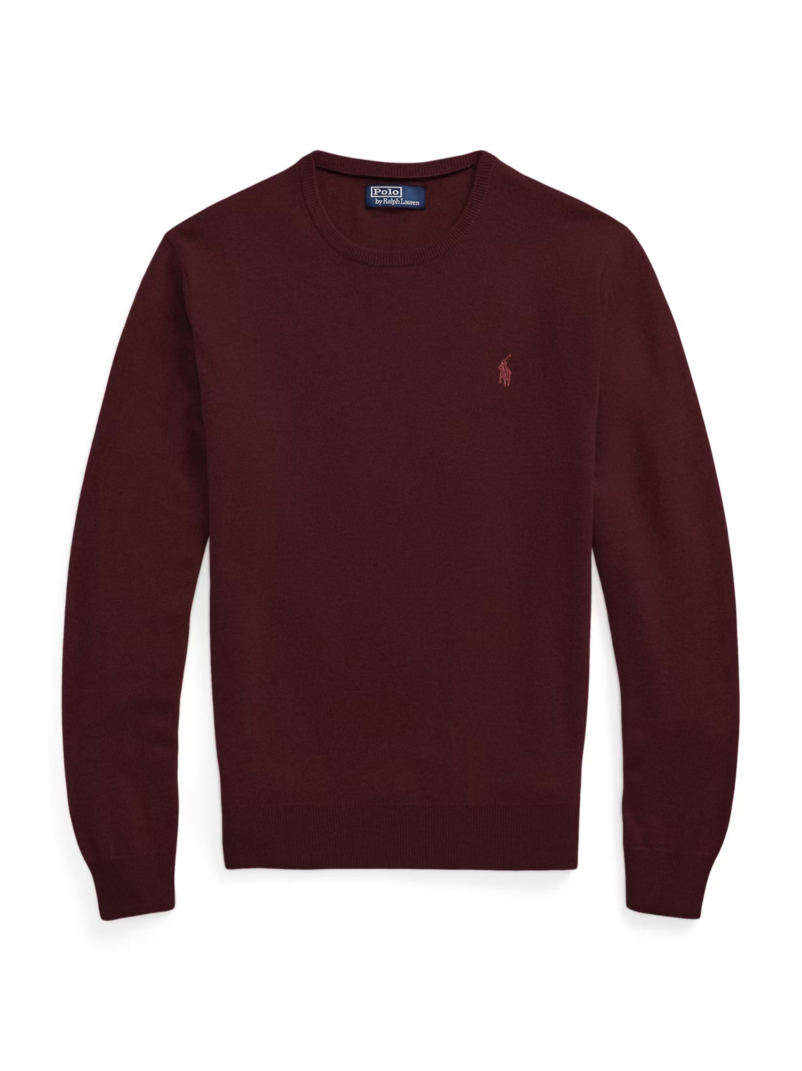 Polo Ralph Lauren Maglia In Lana A Girocollo Bordeaux-1