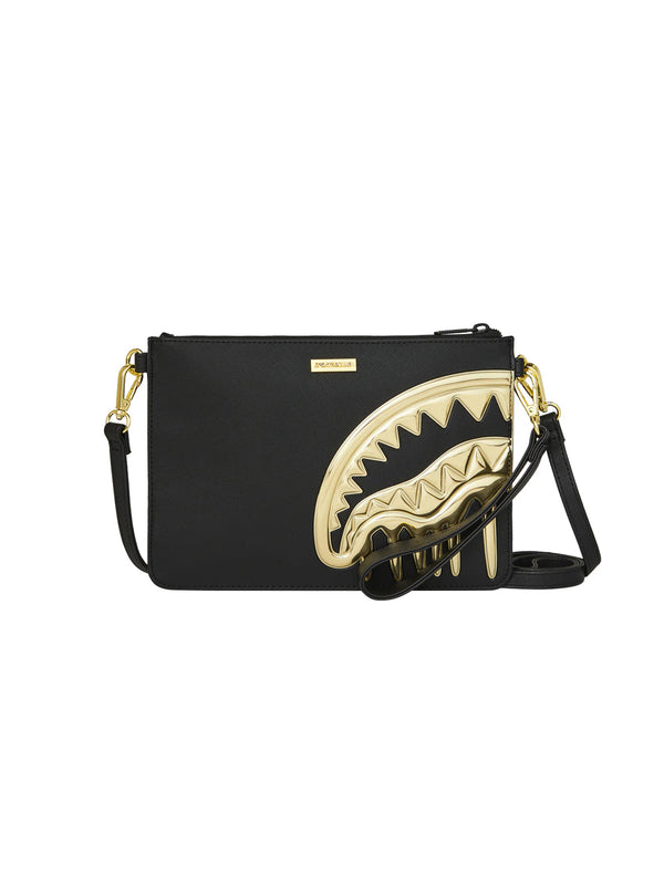 Pochette Gold And Dangerous Crossover Clutch
