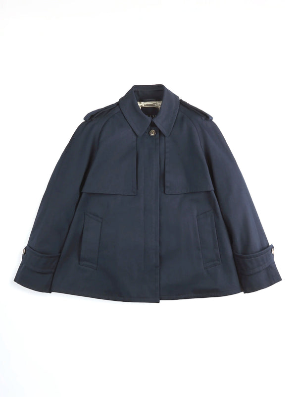 Fay Cappa In Drill Di Cotone giubbino donna blu
