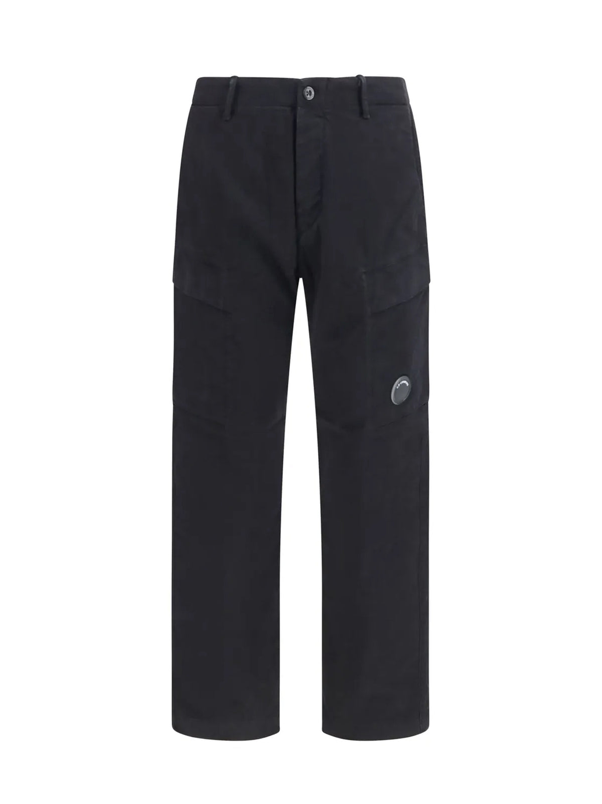 Cp Company Pantalone Cargo Nero-1