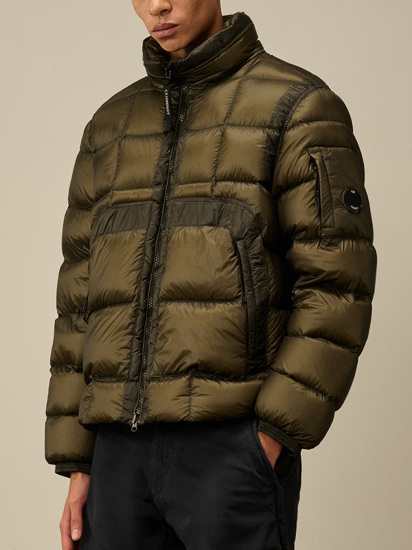 D.D. Shell Hooded Short Down Jacket-2