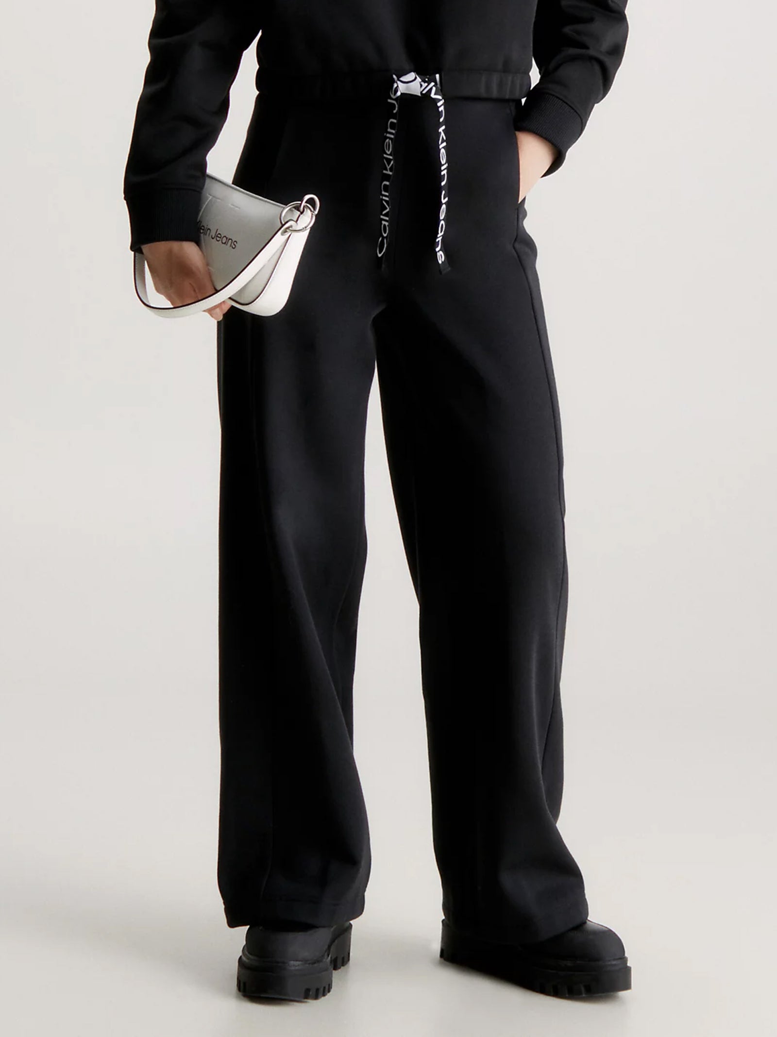 Pantaloni Da Jog Con Gamba Larga-2