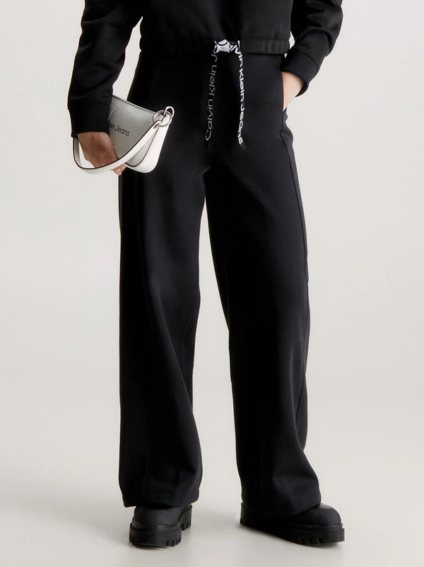 Pantaloni Da Jog Con Gamba Larga-2