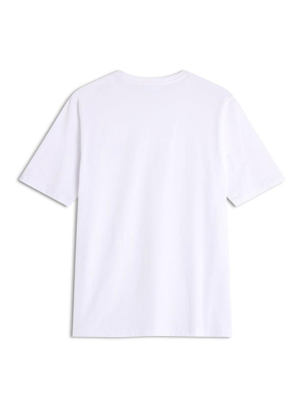 Maison Kitsune Fox Head Regular Tee-Shirt Bianca-2