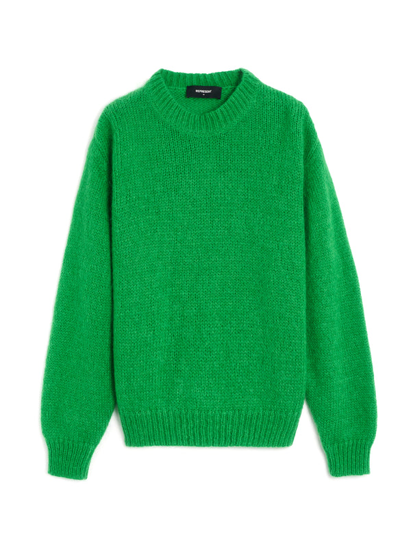 Maglione Misto Mohair E Lana