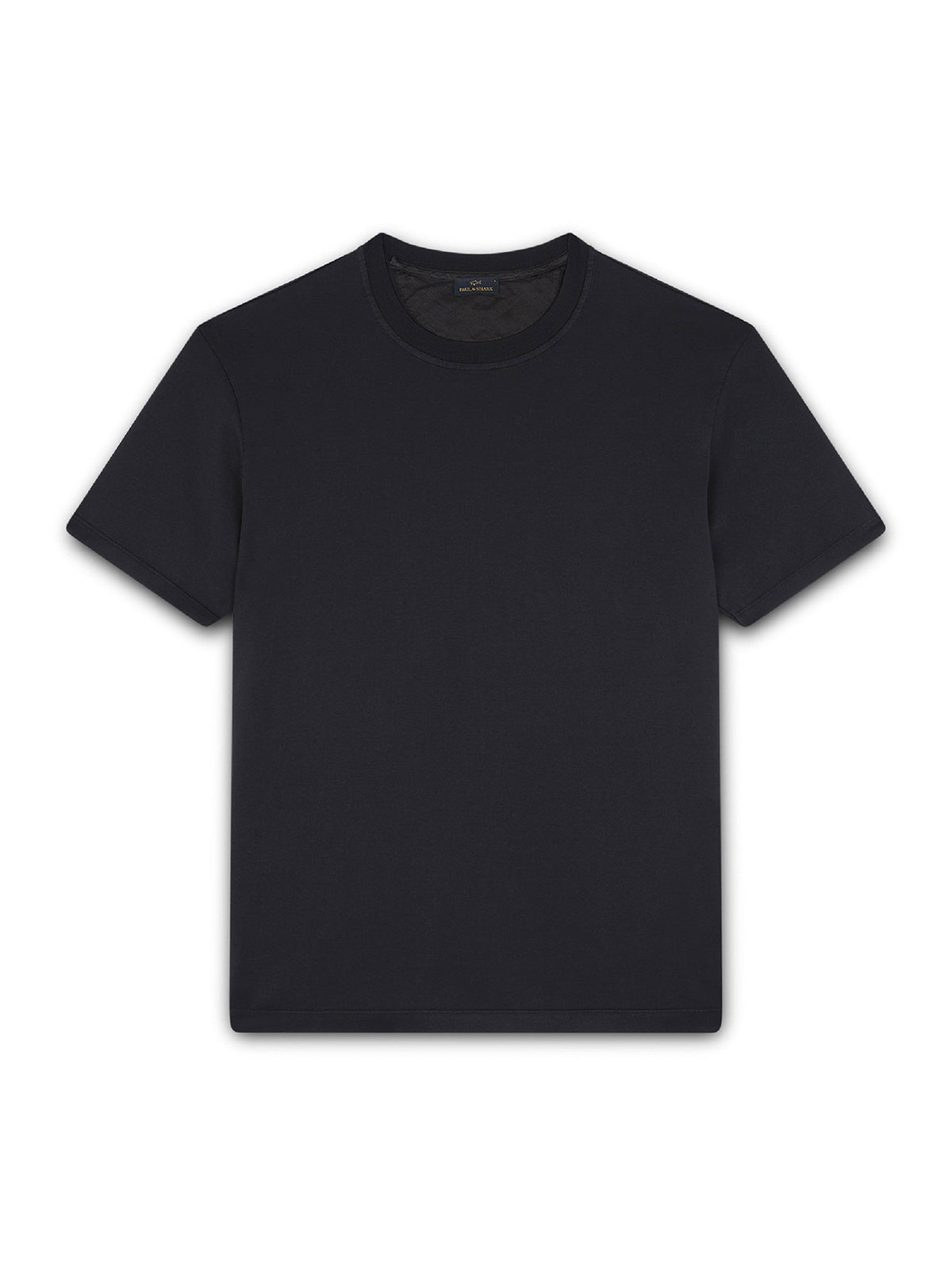 T-Shirt In Light Jersey Di Cotone Tinto Capo-1