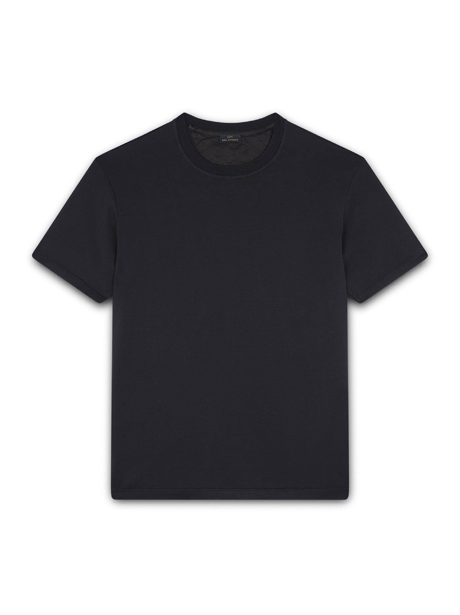 T-Shirt In Light Jersey Di Cotone Tinto Capo-1