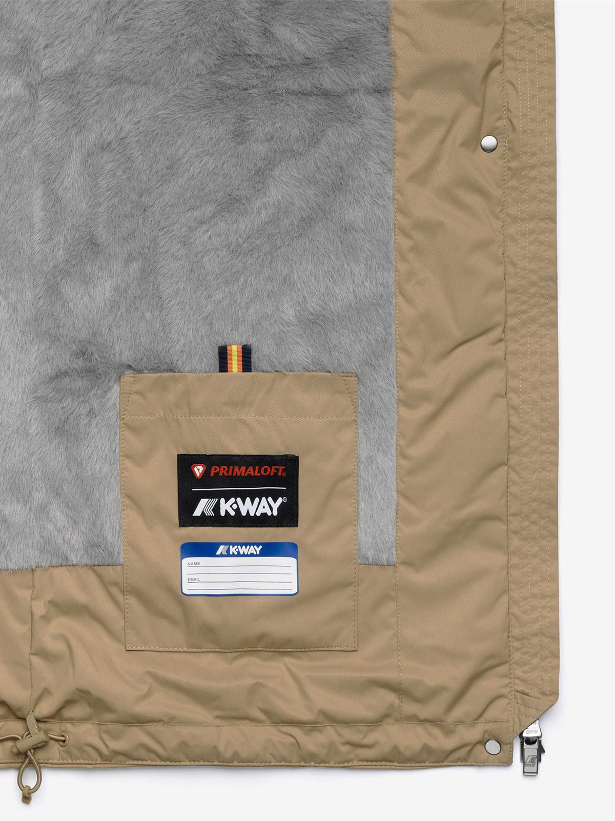 K-Way Giacca Sophie Twill Soft Beaver-4