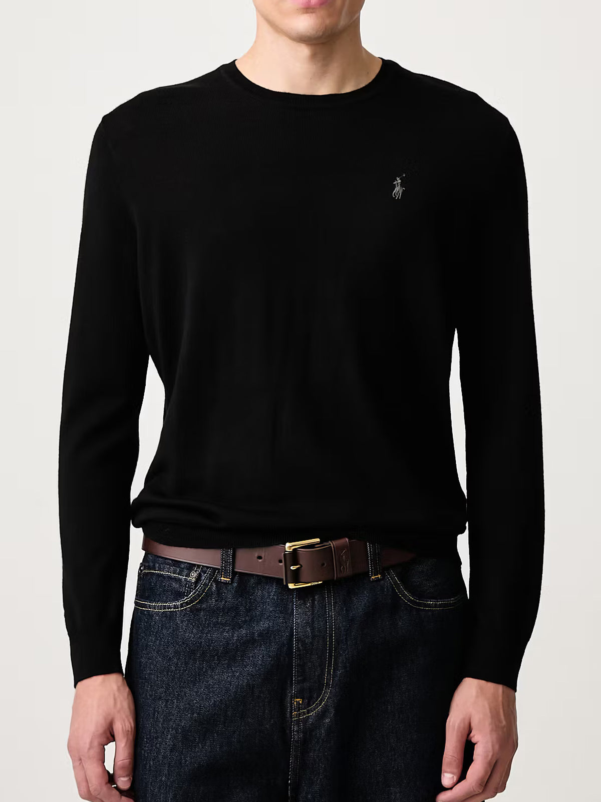 Polo Ralph Lauren Maglia Girocollo Nero-2