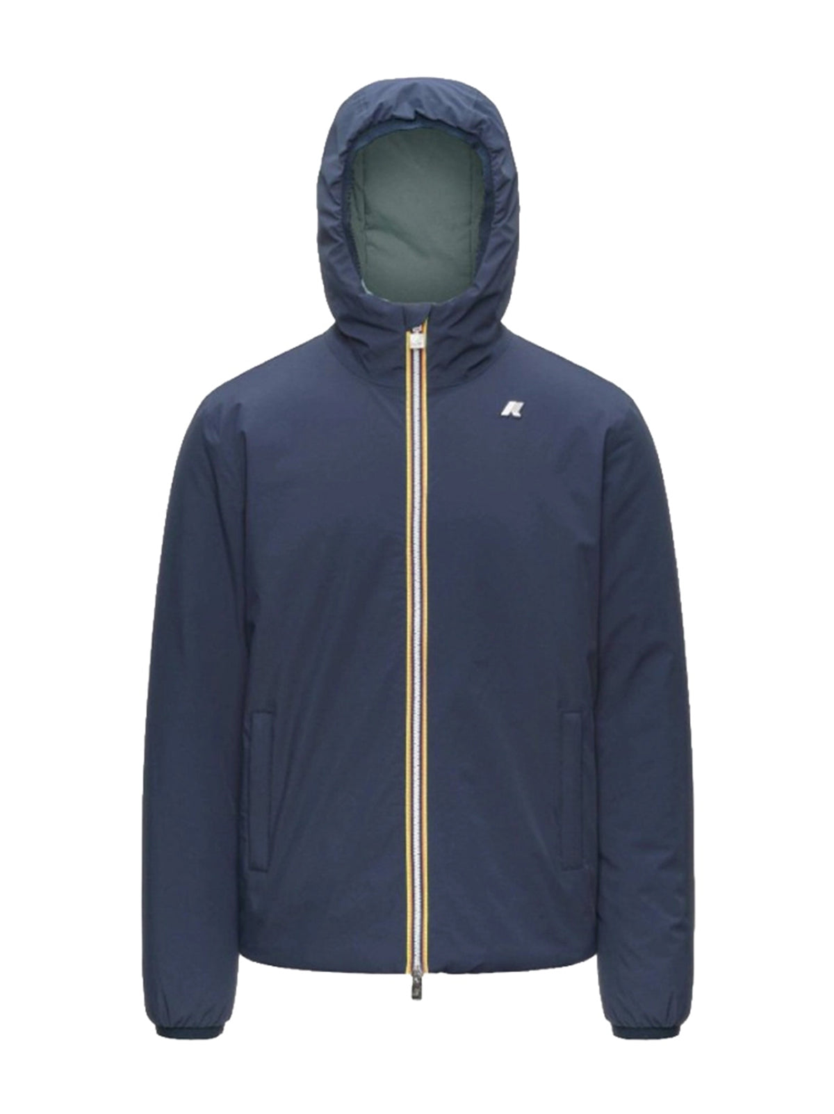 K-Way Giacca reversibile Jack St Warm Blue Depth/Green Balsam-1