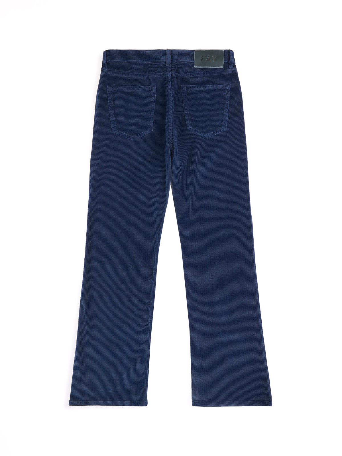 Fay Pantaloni Slim In Velluto A Coste Stretch-2