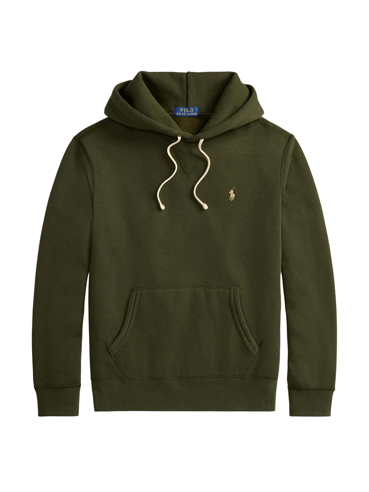 Polo Ralph Lauren Felpa Con Cappuccio Green Olive-1
