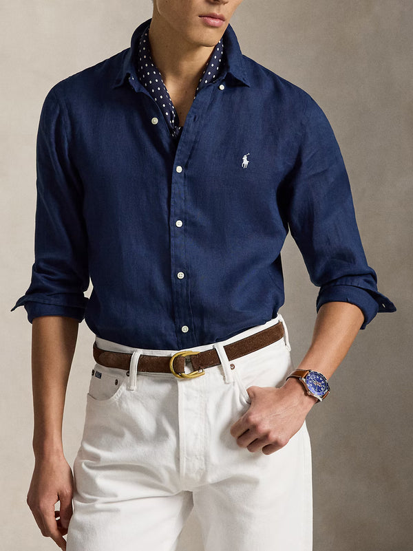 Polo Ralph Lauren Camicia Lino Slim Fit-2