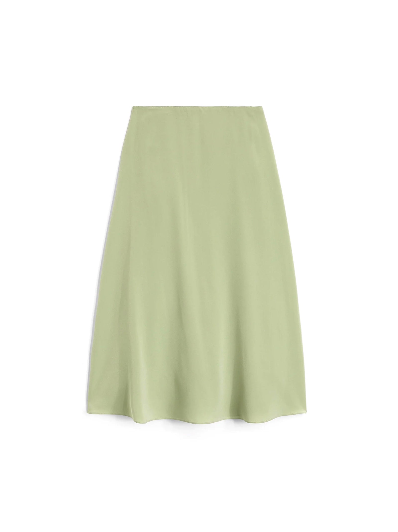 Gonna Lunga In Crepe De Chine Di Seta-1