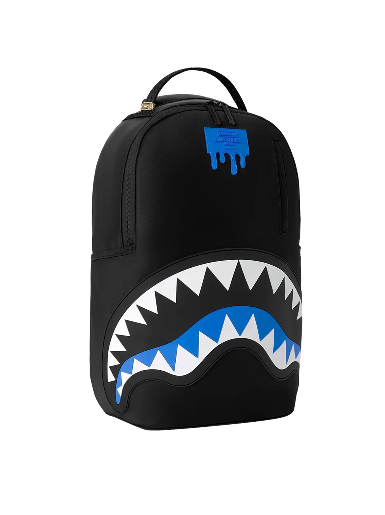 Sprayground Shark Central Light Blue Backpack Nero-2