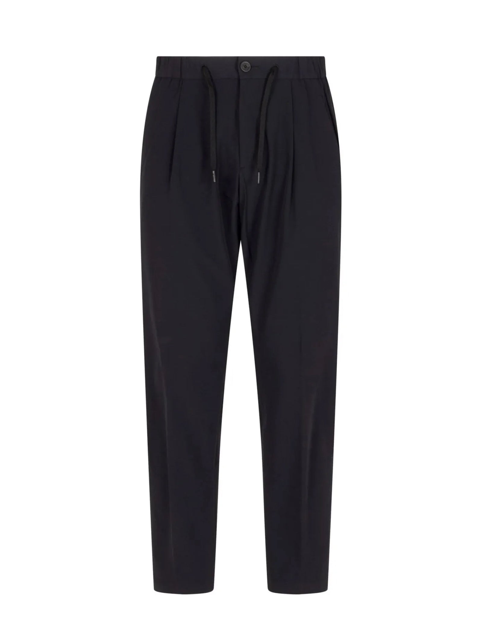 Herno Pantaloni Regular Fit Neri-1