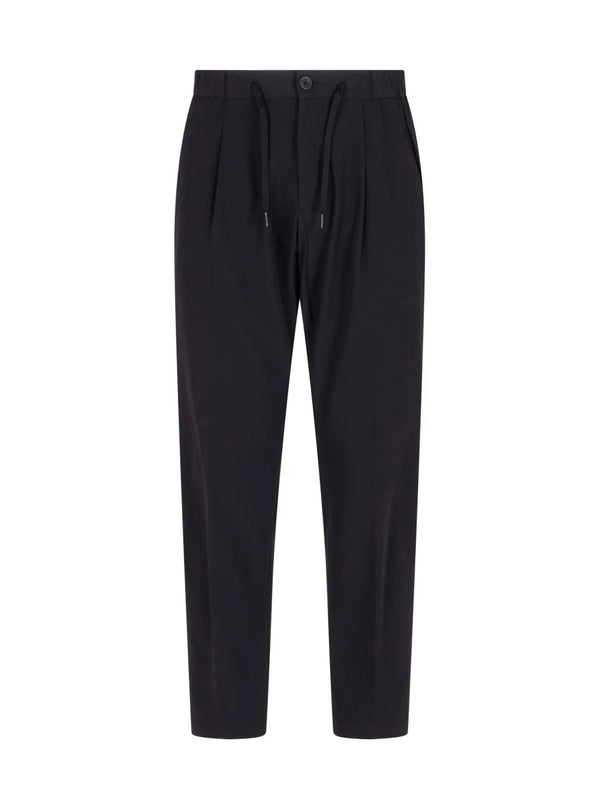HERNO PANTALONI REGULAR FIT NERI-HERNO-PT000155U12773S 9300