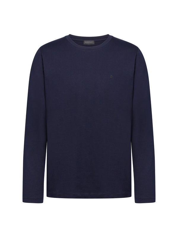 Dondup T-Shirt Girocollo Regular In Jersey Di Cotone