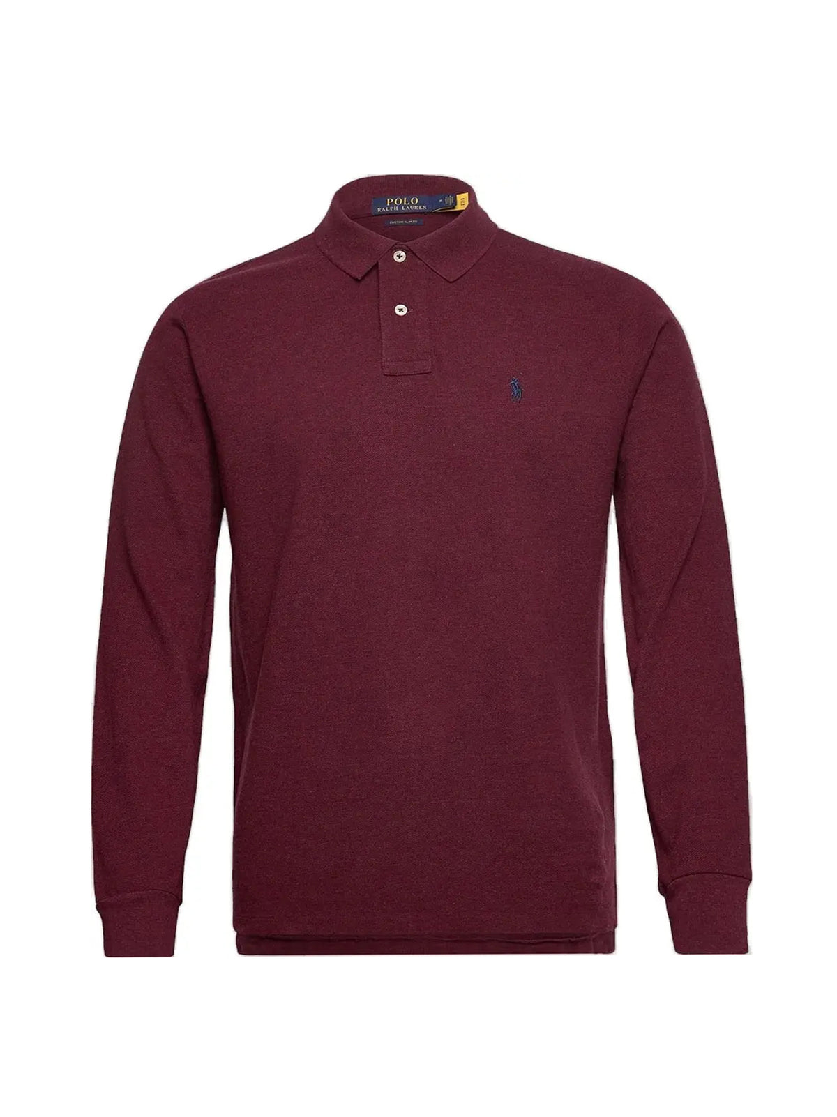 Polo Ralph Lauren Polo Piquet Maniche Lunghe  Wine Red-1