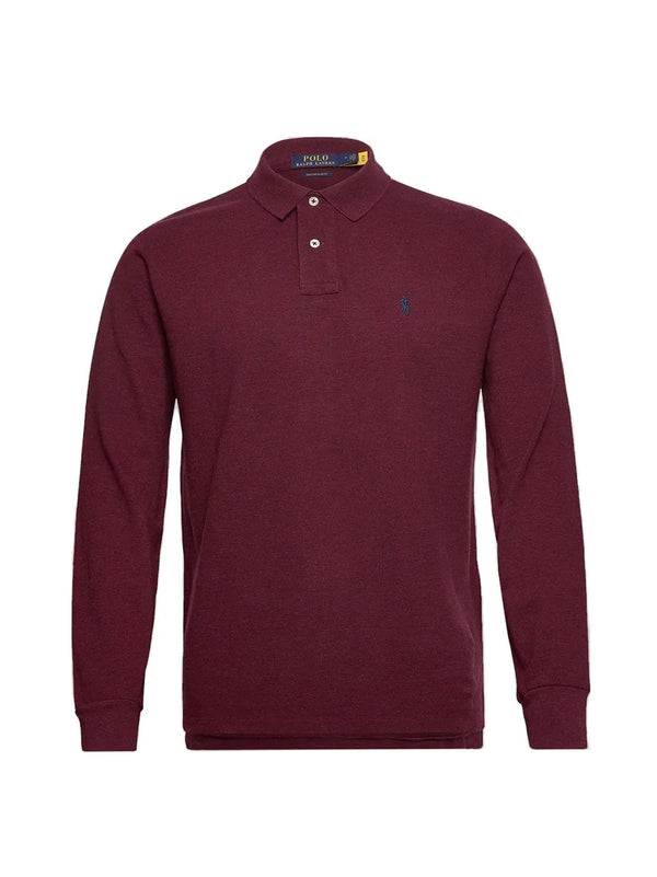 Polo Ralph Lauren Polo Piquet Maniche Lunghe  Wine Red