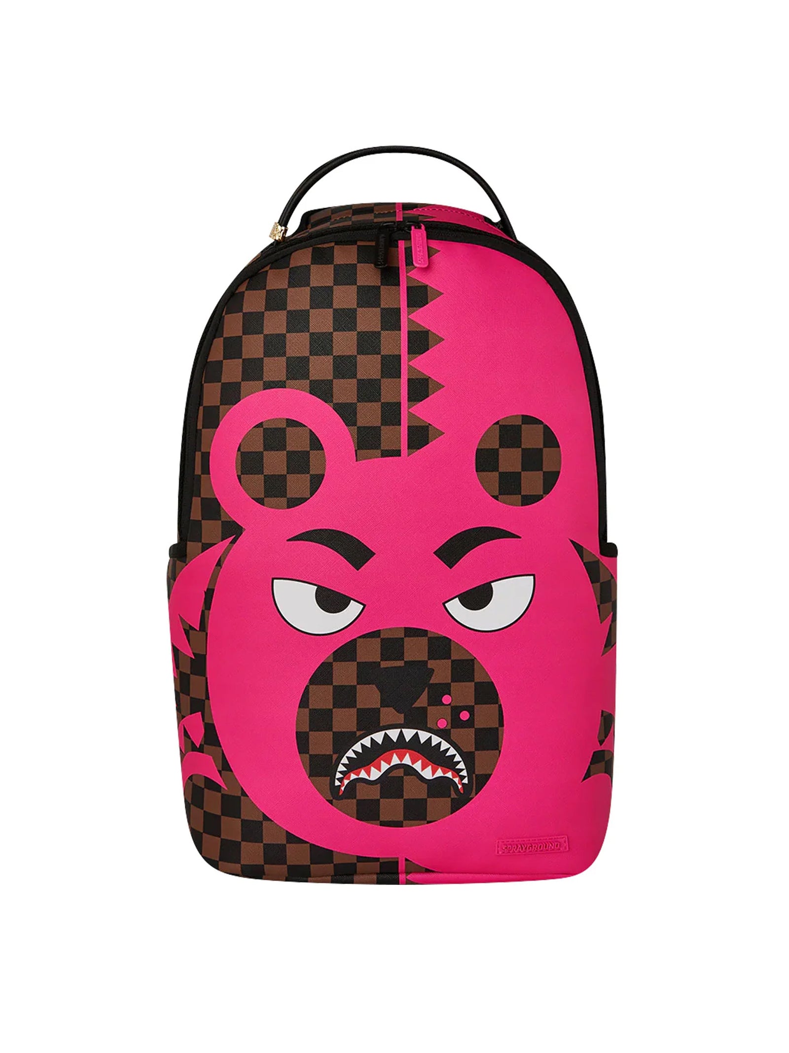 Pink Bear Shark Backpack-1