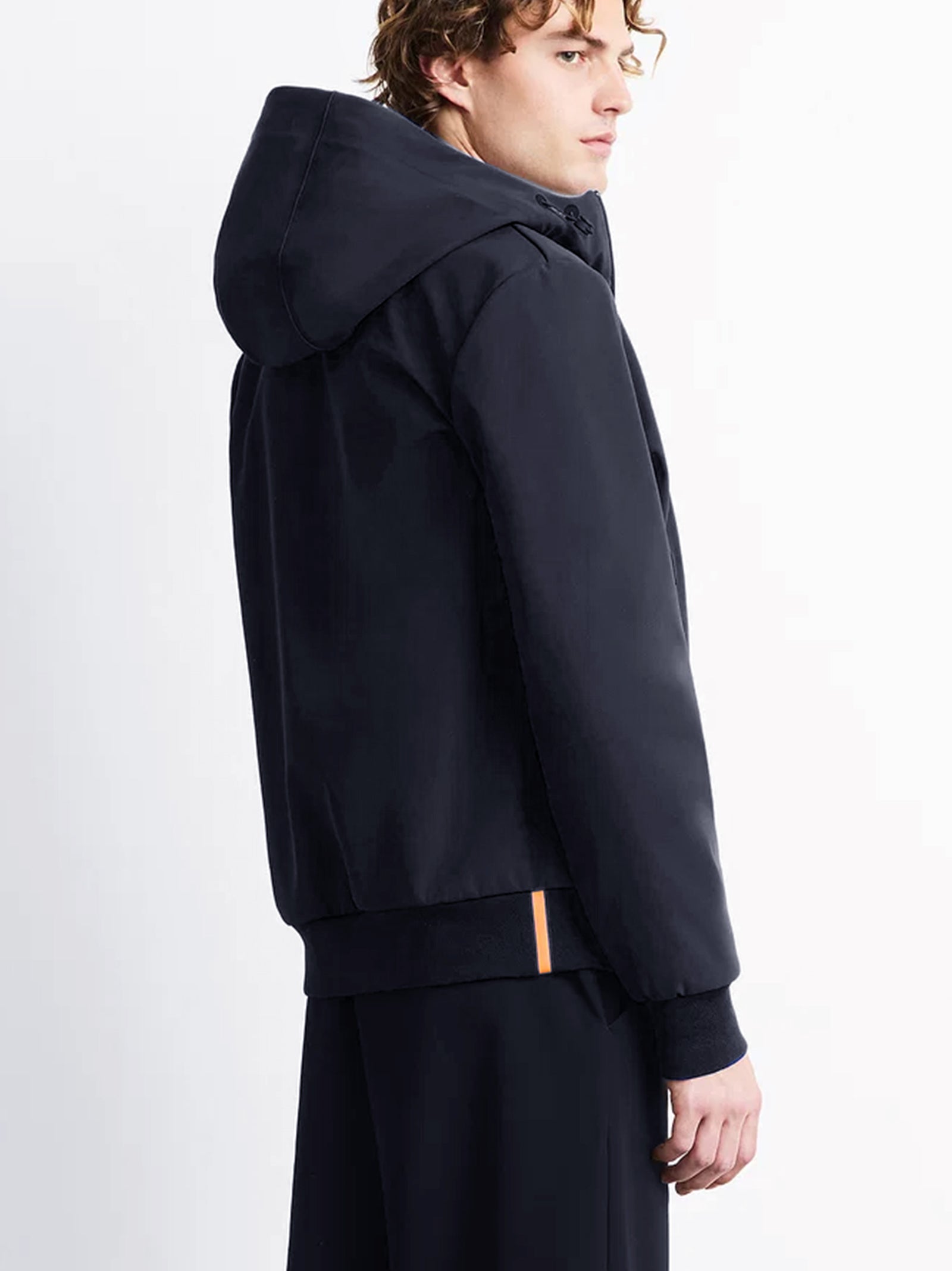 Rrd Surflex Winter Thermo Hood Zip Jkt Blue Black-3
