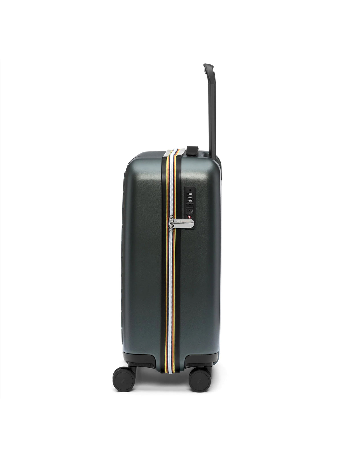 K-Way Trolley Eudoxie Logo Green Blackish-2