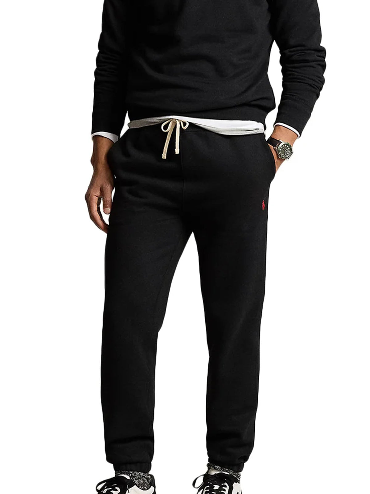 Polo Ralph Lauren Pantaloni Da Jogging Neri-4