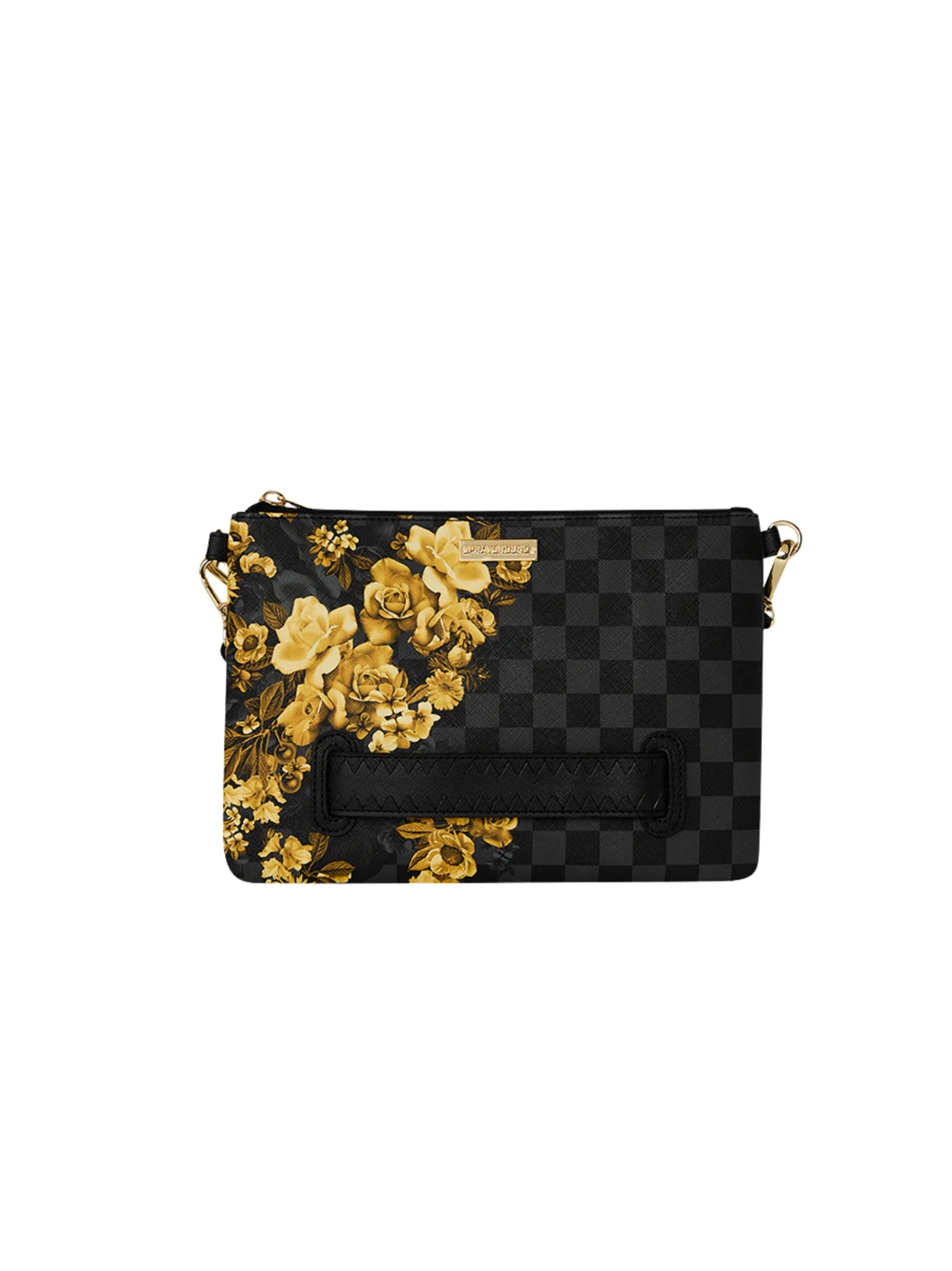 Gold Floral Remix Crossbody Pouchette-2