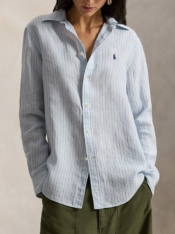 Camicia Lino Righe-2