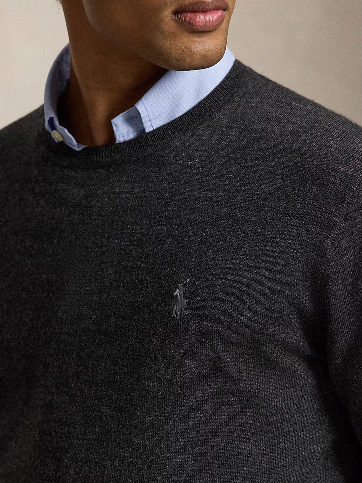 Polo Ralph Lauren Maglia Girocollo Granito-4