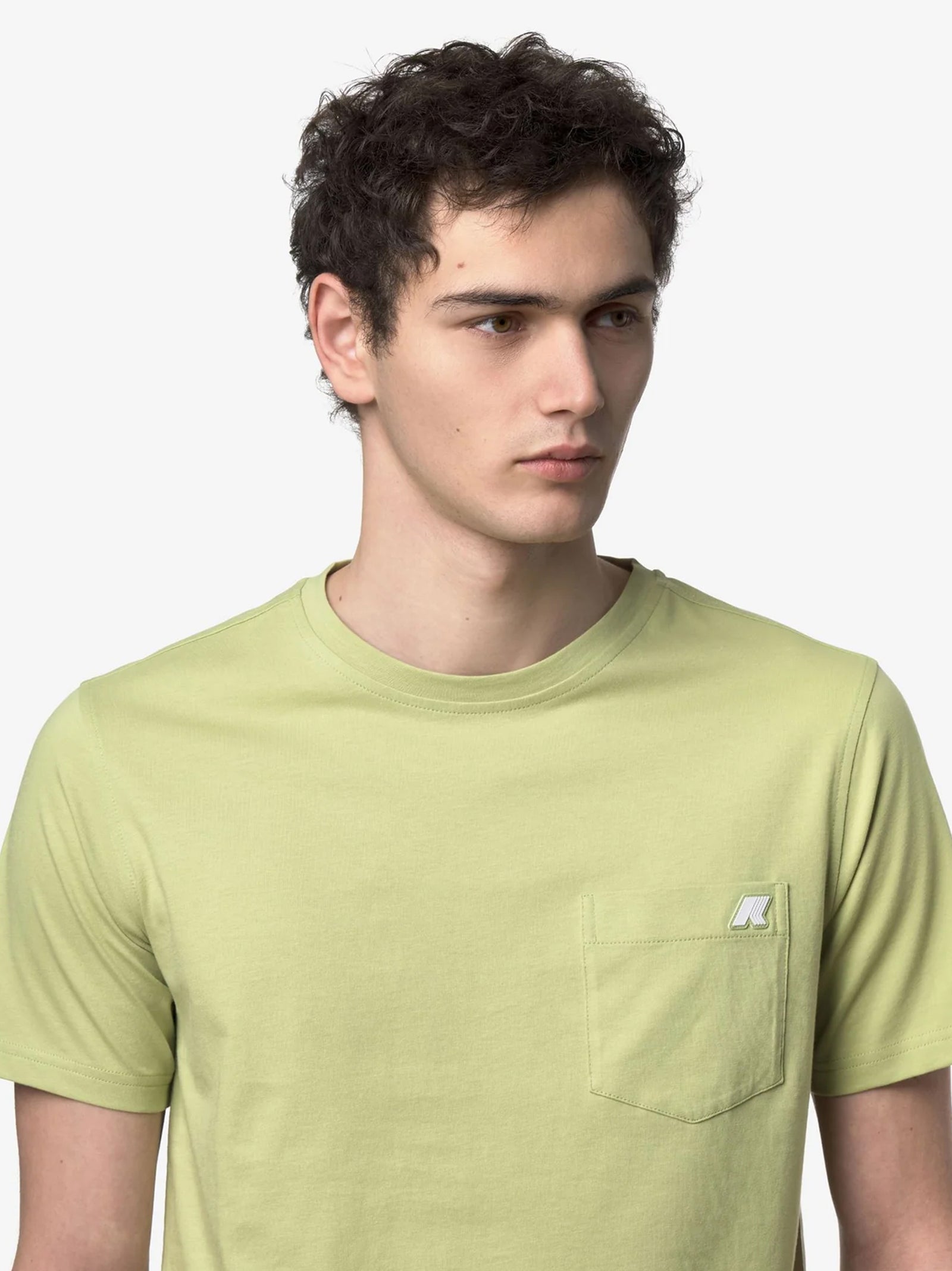 T-Shirt Sigur Jersey Slim Green Dk Lime-4