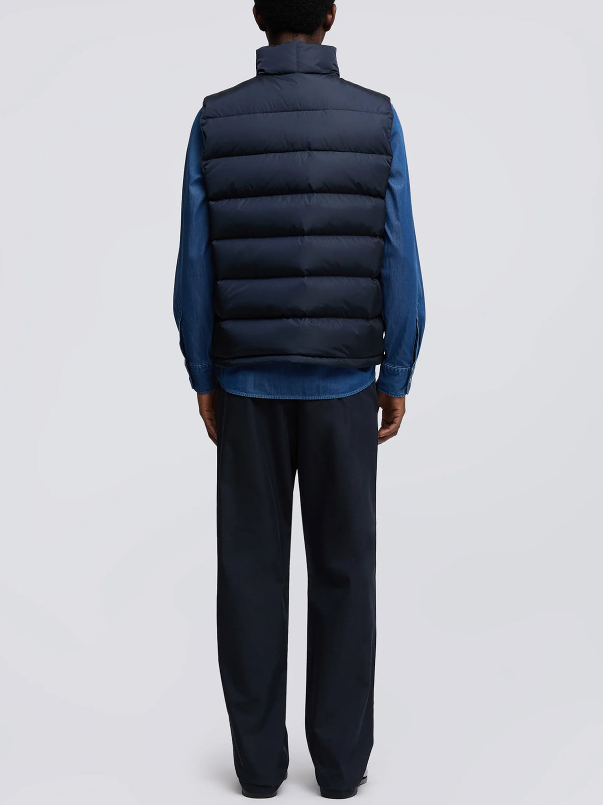 Aspesi Gilet Piuma Slim Re Blue Navy-3