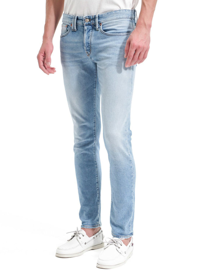 Skinny Bleached Destroyed Jeans-1