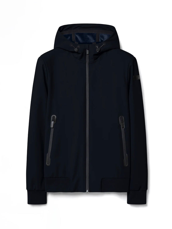 Rrd Surflex Winter Thermo Hood Zip Jkt Blue Black
