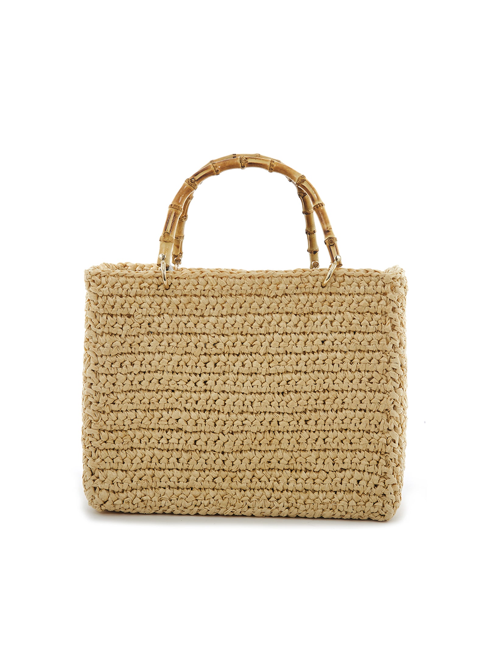 Shopping Bag Luna Straw-1