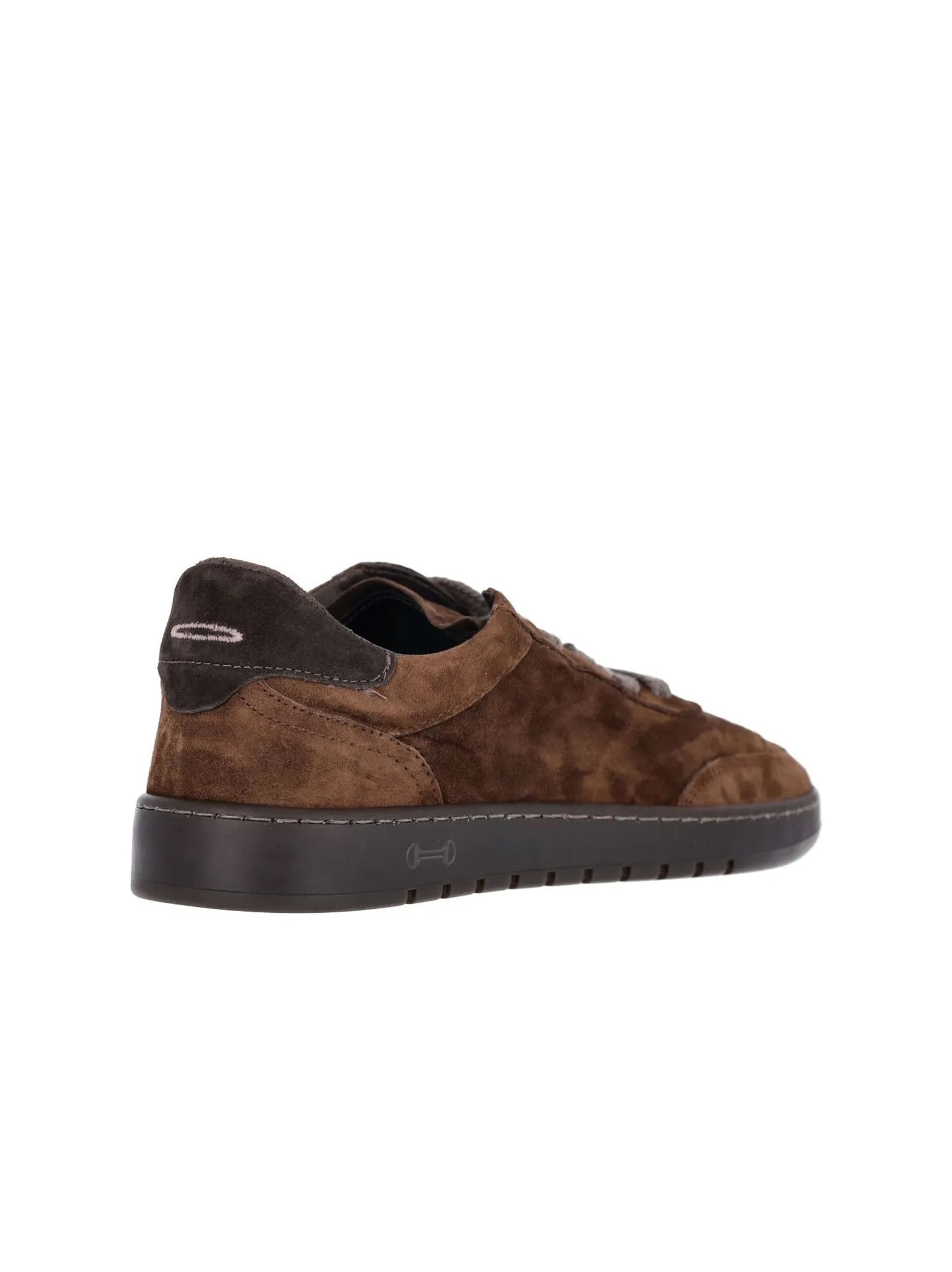 Piumha Studio Sneakers In Pelle Scamosciata Marrone-3