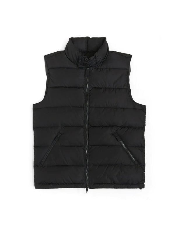 Aspesi Gilet Piuma Slim Re Nero