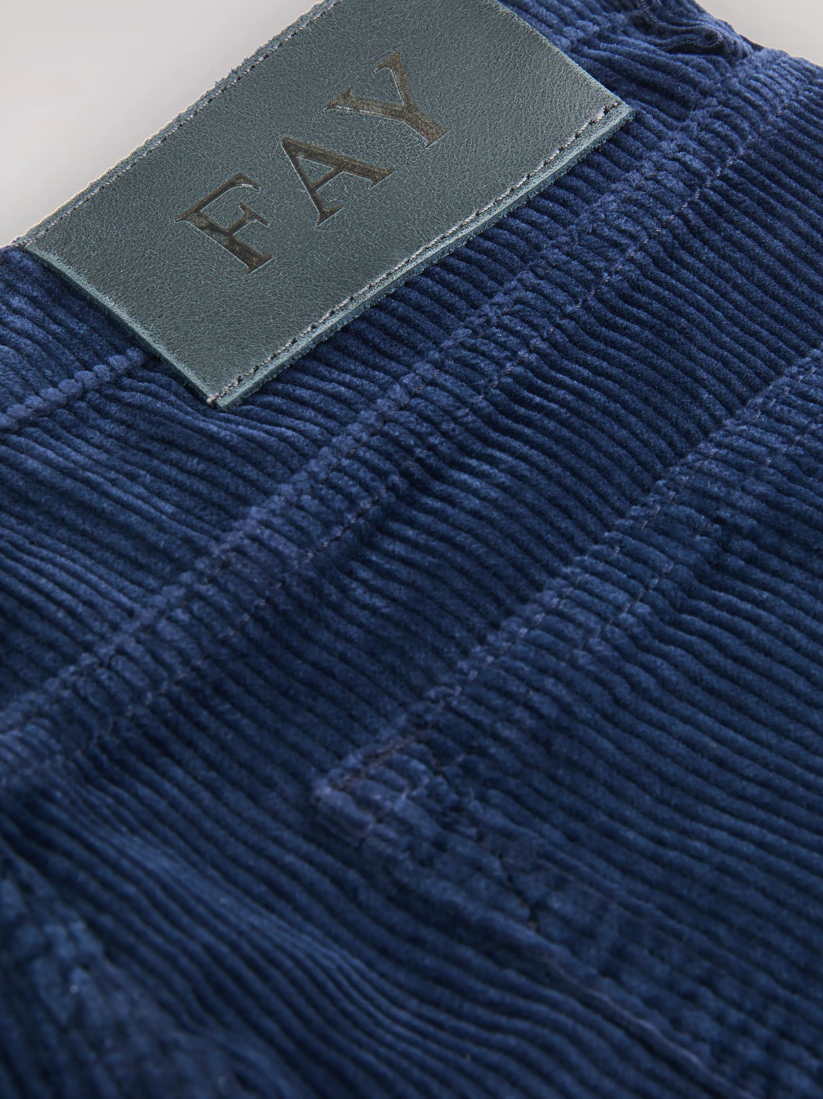 Fay Pantaloni Slim In Velluto A Coste Stretch-3