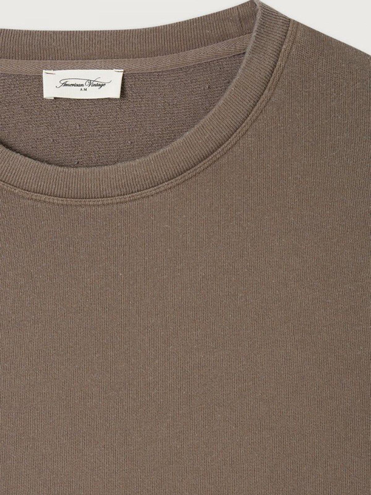 American Vintage Felpa Vibtown Beige-2