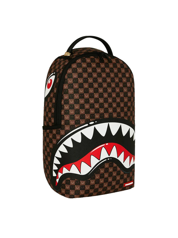Sprayground Zaino Sharks In Paris Wtf Bubble Brown Check-2