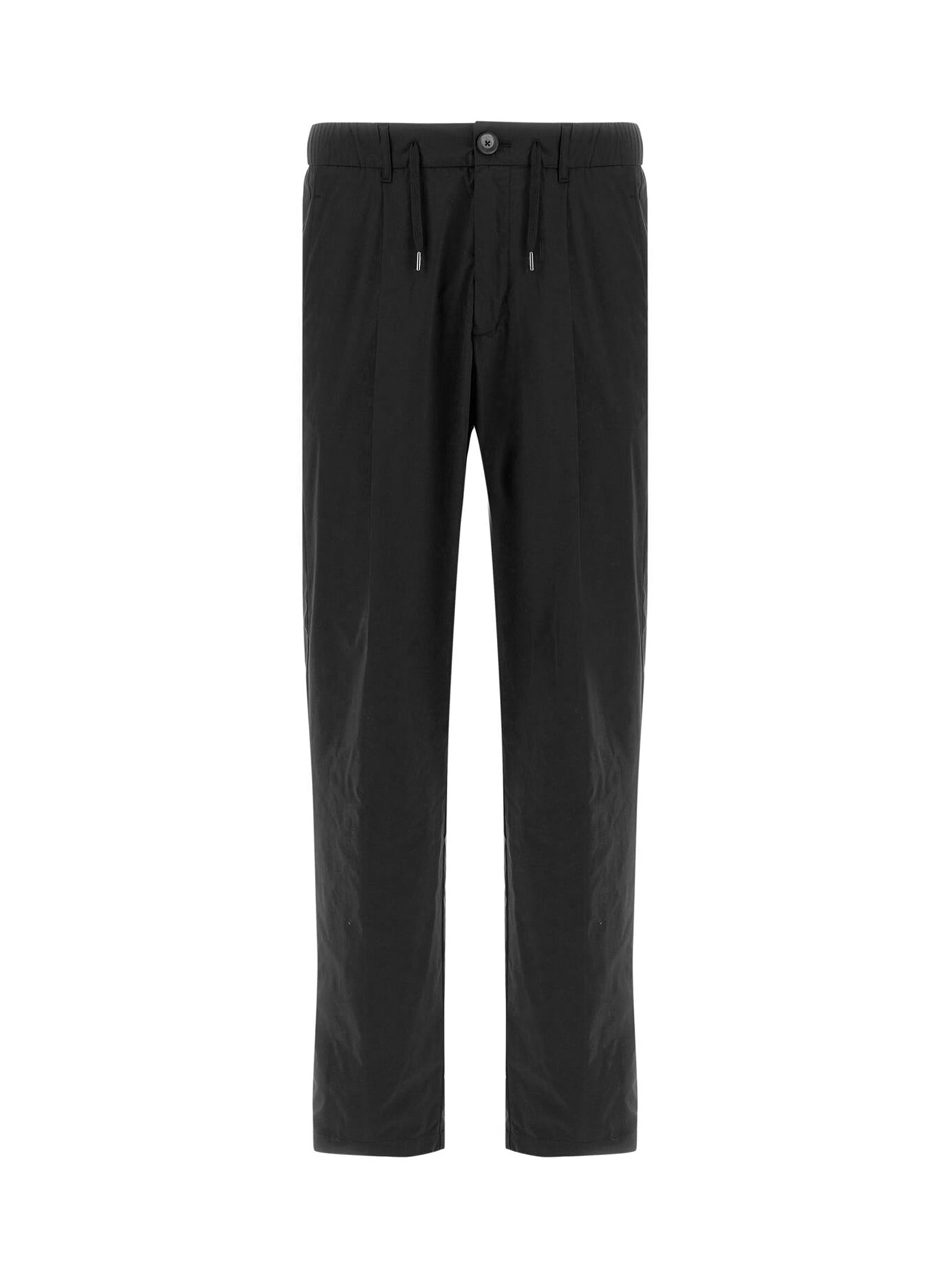 Herno Pantaloni Resort In Micromodal Neri-1
