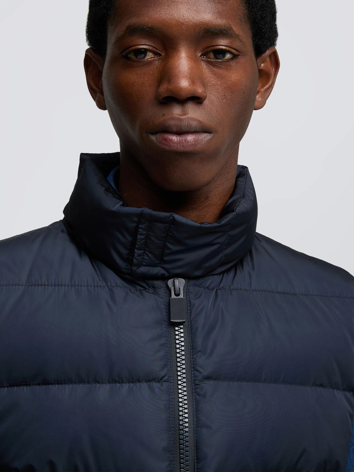 Aspesi Gilet Piuma Slim Re Blue Navy-4