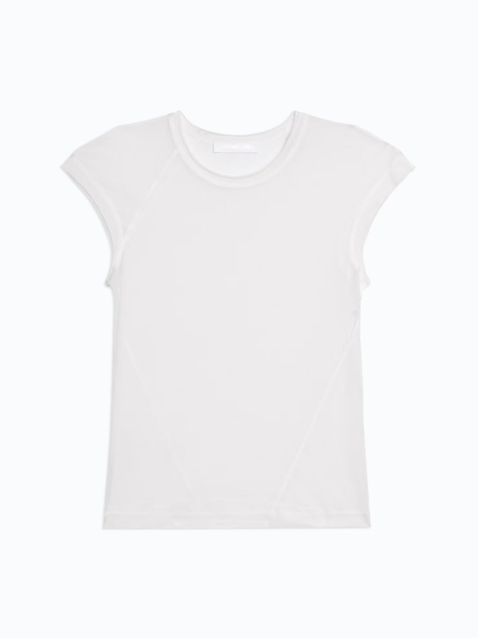 T-Shirt Corta In Maglia Velata-1