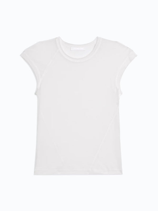 T-Shirt Corta In Maglia Velata
