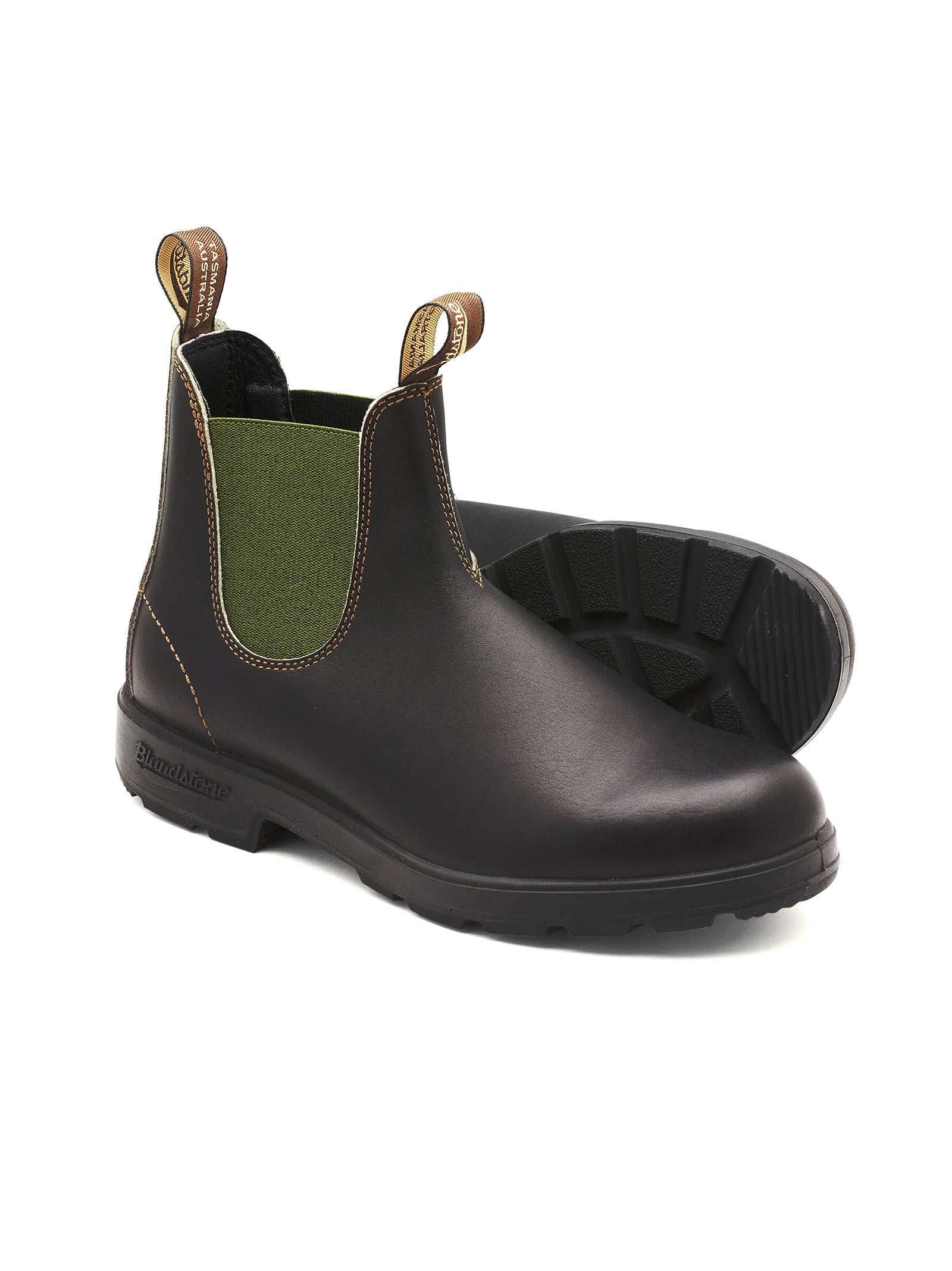 519 Originals Brown Leather & Olive-3